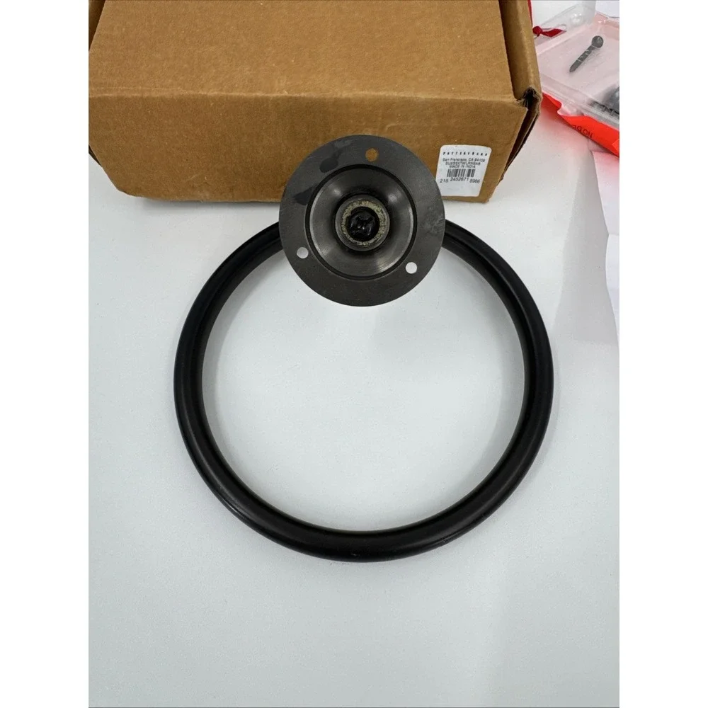 Pottery Barn‎ Sussex Towel Ring Black Finish Remodeling Bathroom William Sonoma
